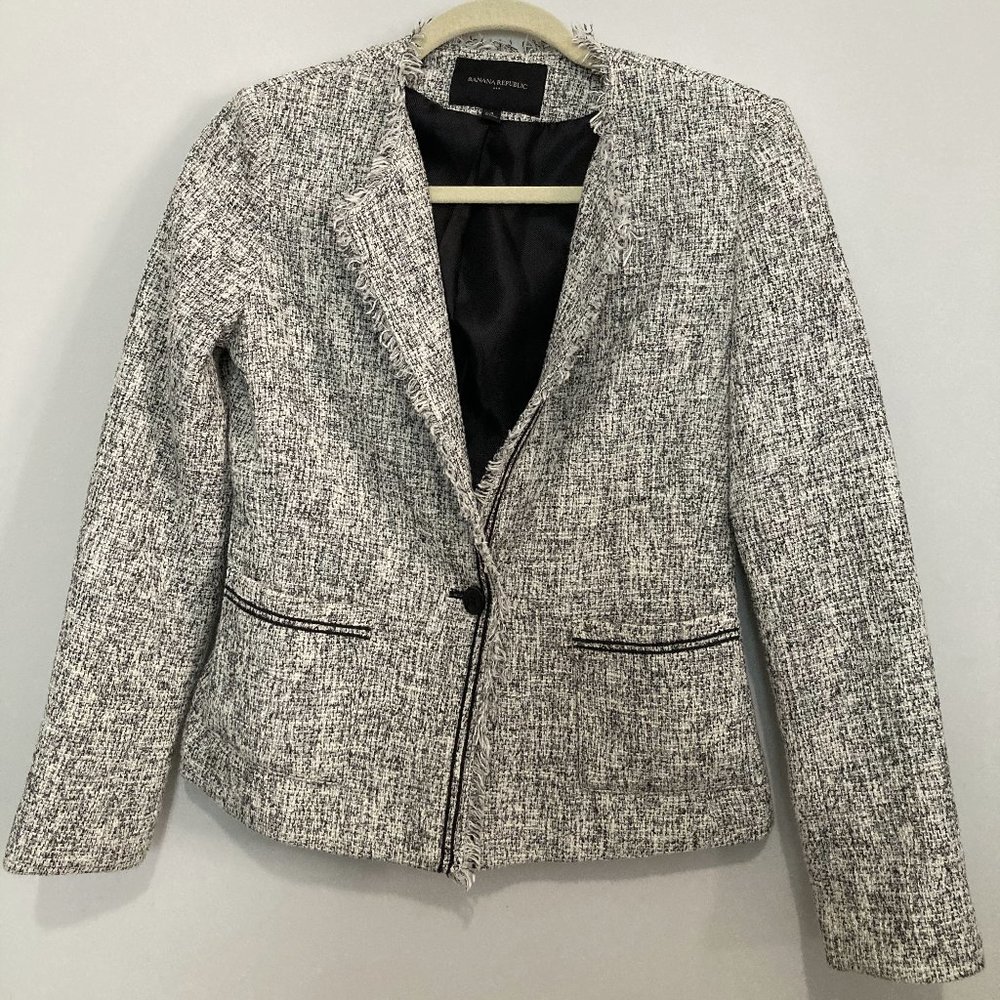 Banana Republic Tweed Blazer - Size 4